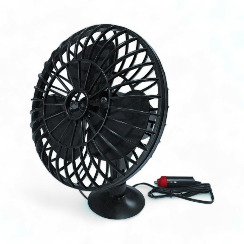 Вентилятор автомобильный JT Сomfort 9041J 12В 5" (корпус: пластик, цвет:чёрный) фото 1