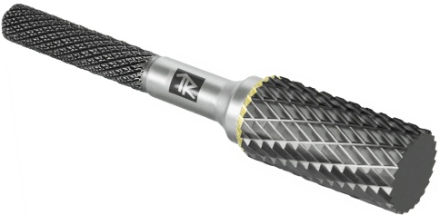 Борфреза твердосплавная цилиндрическая, тип А, 8 мм, двойная насечка, Thorvik TRRBA08200665-2, 57002 фото 1