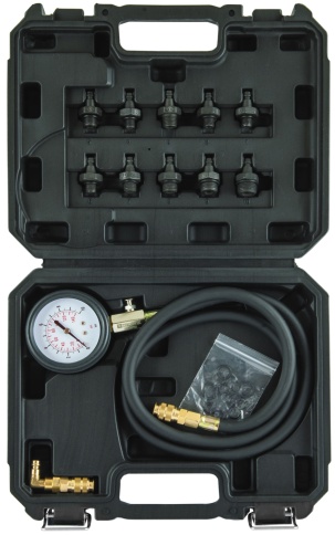 Манометр системы смазки в наборе с переходниками, Thorvik OPTK1 (53874) фото 3