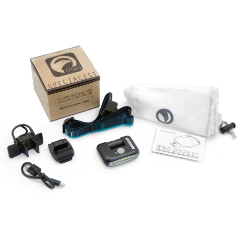 Фонарь налобный аккумуляторный BERKUT Specialist, BS-20004 фото 7