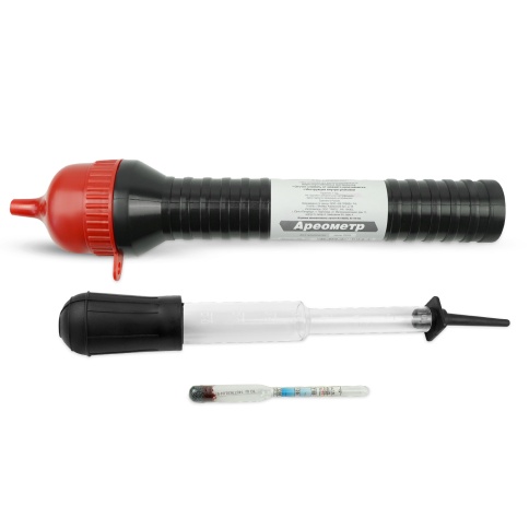 Ареометр универсальный электролит+тосол (в пласт. тубе с воронкой) AVS HM-01 фото 1