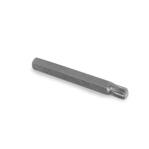 Вставка 3/8" SPLINE M8, длина 75 мм AVS B38M8L фото 1