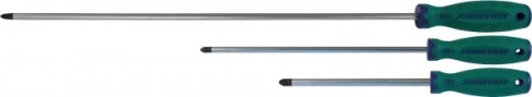 Отвертка стержневая крестовая ANTI-SLIP GRIP, PH2x400 мм, Jonnesway D71P2400 (46108) фото 1