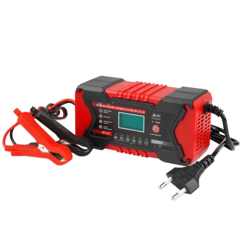 Интеллектуальное зарядное устройство для автомобильного аккумулятора AVS BT-A1 (6A) 12V фото 2