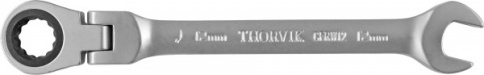 Ключ комбинированный трещоточный карданный, 12 мм, Thorvik CFRW12 (53479) фото 1