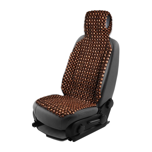 Накидка массажная AVS M2403-BR (большая) деревянные косточки (Коричневый), 1 шт. фото 1