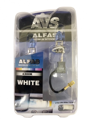 Газонаполненные лампы AVS ALFAS Maximum Intensity 4300К H3 24V 85W, комплект 2+2 (W5W) шт. фото 1