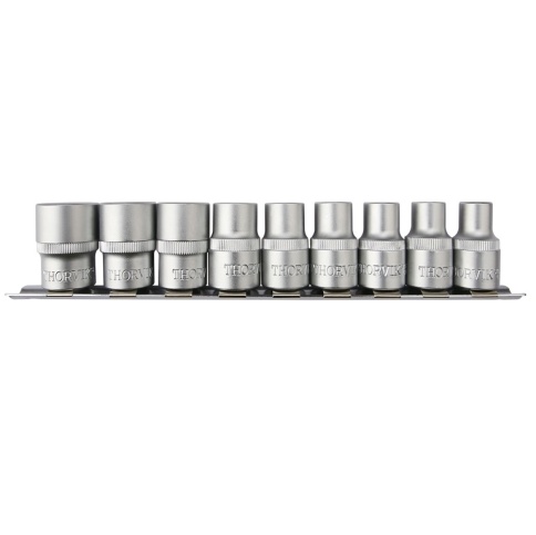 Набор головок торцевых 1/2"DR, внешний TORX®, E10-E24, 9 предметов, Thorvik S13S139SM (54367) на дер фото 1