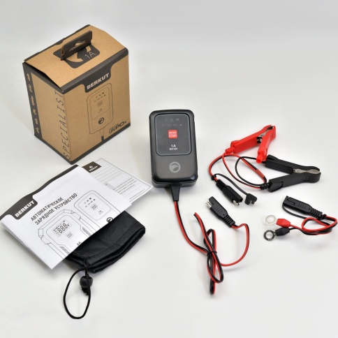 Автоматическое зарядное устройство для 6 и 12 вольтовых АКБ, BERKUT BC-01A (9 стадий зарядки) фото 3