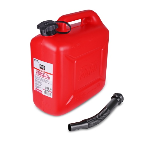 Канистра топливная пластик 10л. (красная) AVS TPK-10 фото 6