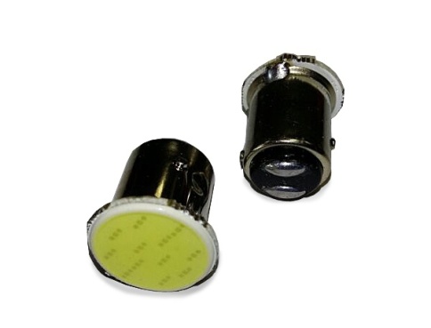 S103B T15/белый/ (BAY15d) COB 12chip 2 contact(1157) блистер 2 шт фото 3