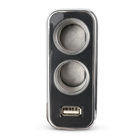 Разветвитель прикуривателя AVS 12/24 (на 2 выхода+USB) CS212U  фото 4