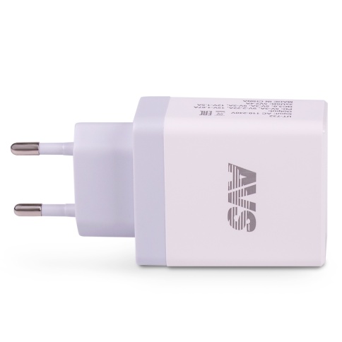 USB сетевое зарядное устройство AVS 4 порта UT-732  (QC 3.0, PD Type C, 3A ) фото 5
