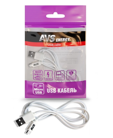 Кабель AVS micro USB(1м) MR-311 фото 1