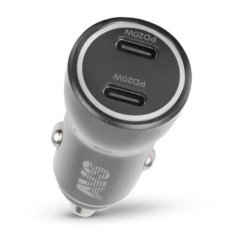 USB автомобильное зарядное устройство AVS 2 порта UC-740 (PD Type C 40W) фото 1