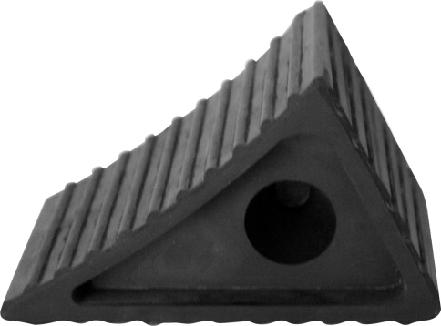 Упор противооткатный, резиновый, 120х80х70 мм, Ombra OHT4002 (55574) фото 1