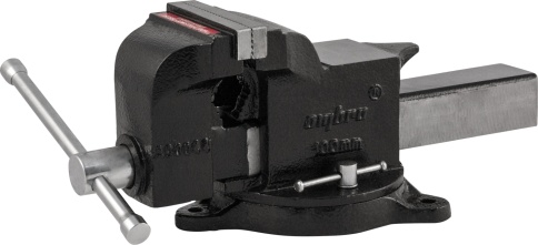 Тиски слесарные поворотные, 200 мм, Ombra A90047 фото 2