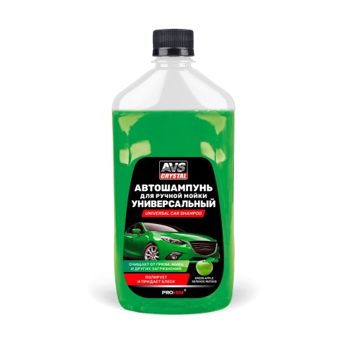 Автошампунь для ручной мойки "Универсальный" (яблоко) 500 мл AVS AVK-007 фото 1