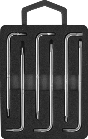 Комплект ключей Torx с центрированным штифтом Т4-Т9 (6 шт) Jonnesway H09MT06S фото 1