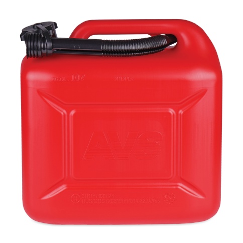Канистра топливная пластик 10л. (красная) JT JTPK-10 фото 2