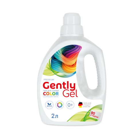 Гель концентрат для стирки "Gently Gel" NEW для цветных тканей (ПЭНД) 2 л. Clean&Green CG8527 фото 1