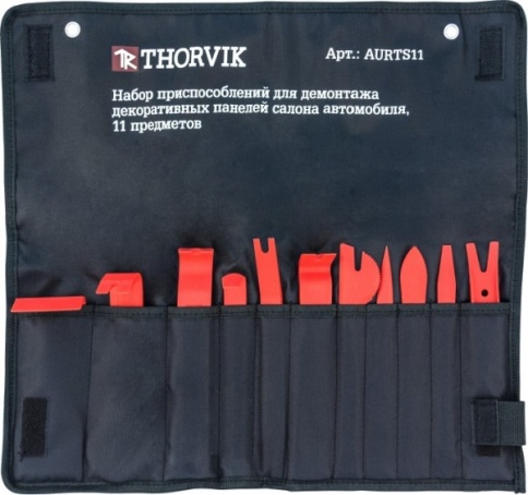Набор приспособлений для демонтажа декоративных панелей, 11 пр. Thorvik AURTS11 (52798) фото 2