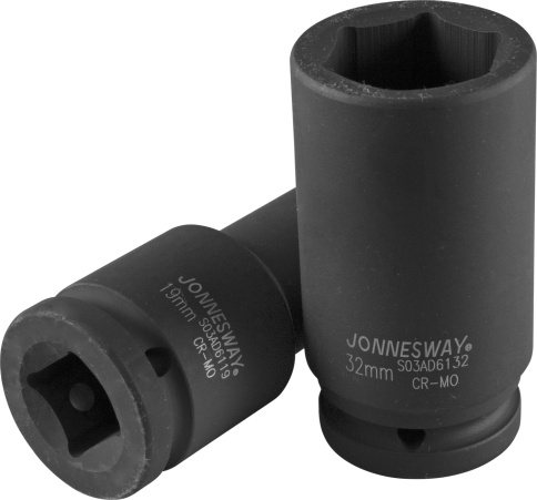 Головка торцевая ударная глубокая 3/4 DR, 44 мм, Jonnesway S03AD6144 фото 1