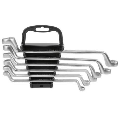 Набор ключей гаечных накидных изогнутых на держателе (8-19 мм) (6 предметов) AVS K2N6P фото 2