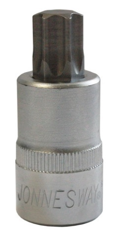 Головка торцевая 1/2 DR, с вставкой Torx T-60, L-58 мм, Jonnesway S07H460 фото 1