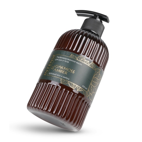 Жидкое мыло парфюм. Intense "Дубовый мох и амбра" 400 мл. с дозатором Clean&Green CG8512 фото 2