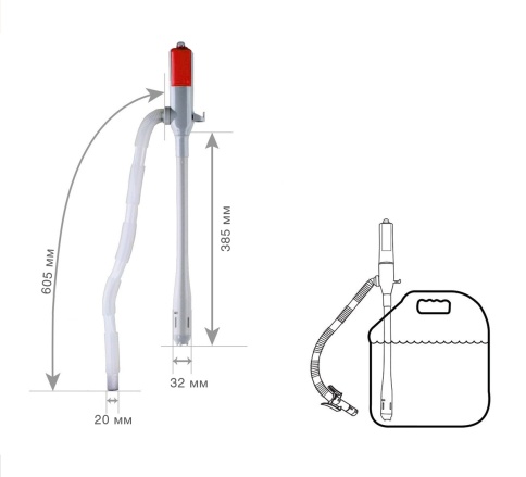 Насос для перекачки жидкостей электрический SMART SP-400EP фото 2