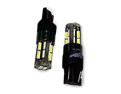 T104 T10/белый/ (W2.1x9.5d) CANBUS 18SMD 4014, коробка 2 шт. фото 2