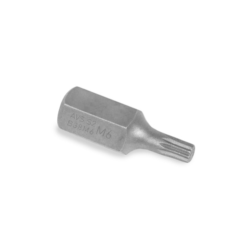 Вставка 3/8" SPLINE M6, длина 30 мм AVS B38M6 фото 1