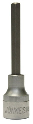 Головка торцевая 1/2 DR, с шестигранной вставкой Hex 7 мм, L-100 мм, Jonnesway S09H4307 фото 1
