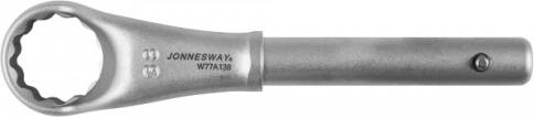 Ключ накидной усиленный, 38 мм, d21.5/245 мм, Jonnesway W77A138 (46323) фото 2