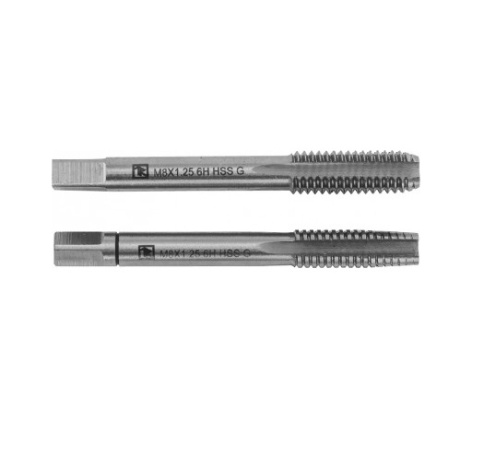 Набор метчиков T-COMBO М3х0.5, HSS-G двухпроходных ручных, 2 шт., Thorvik MT305S2 (52811) фото 1
