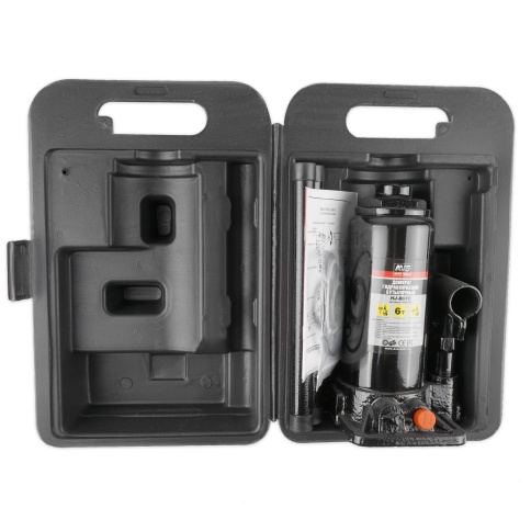 Домкрат гидравлический AVS HJ-B6TC, 6т, 200-405мм. с клапаном, в кейсе (ремкомплект) фото 8