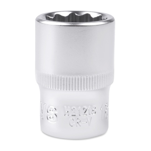 Головка торцевая 12-гранная 1/2''DR (18 мм) AVS H21218 фото 1