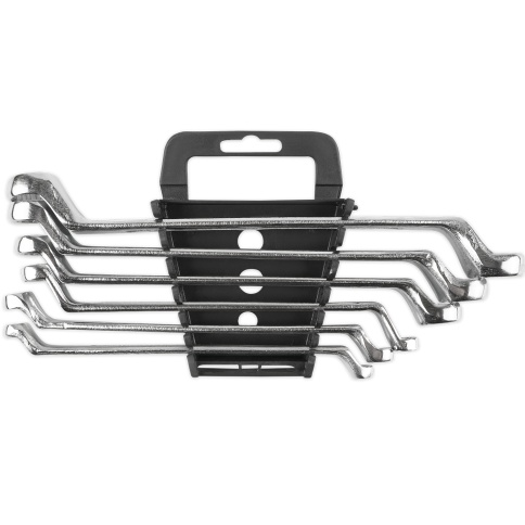 Набор ключей гаечных накидных изогнутых на держателе (6-17 мм) (6 предметов) JT KJ2N6P фото 8