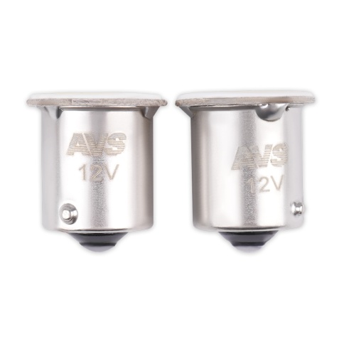 S103A T15/белый/ (BA15S)COB 12chip 1 contact(1156) блистер 2 шт фото 2