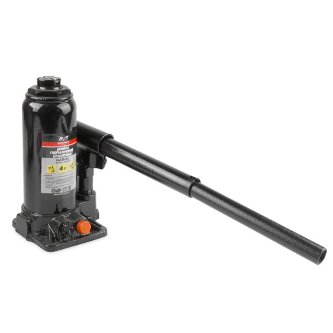 Домкрат гидравлический AVS HJ-B4TC, 4т, 180-350мм. с клапаном, в кейсе (ремкомплект) фото 5