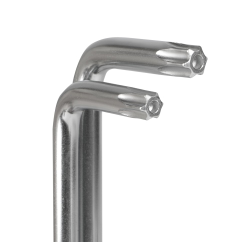 Набор ключей торцевых изогнутых TORX с отверстием 9 предметов (T10-T50) AVS TXL-9H фото 6