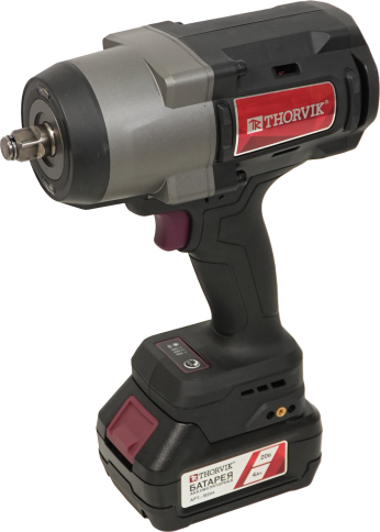 Гайковерт аккумуляторный, 1/2 DR, 20 В, 1800 Нм, Thorvik, BWI20318 (51008) фото 1