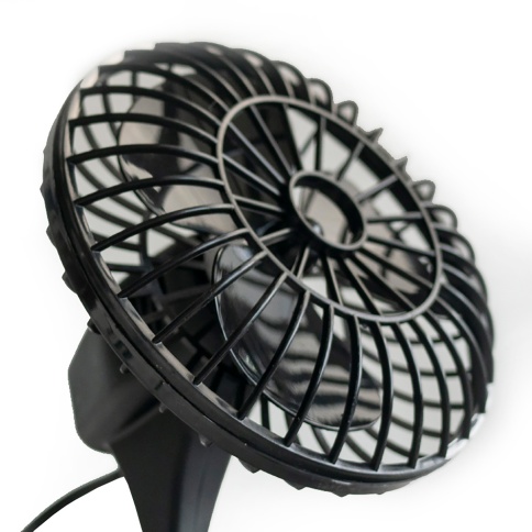 Вентилятор автомобильный AVS Сomfort 9041 12В 5" (корпус: пластик, цвет:чёрный)  фото 3