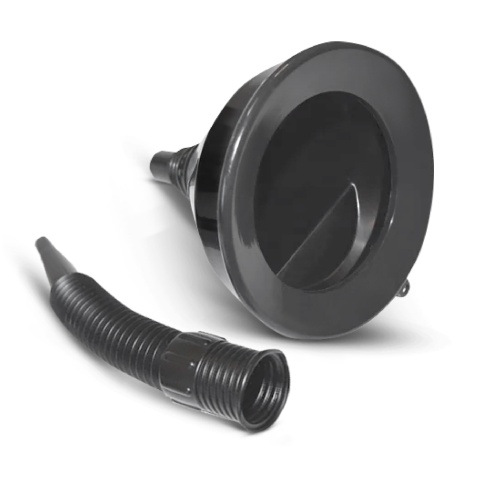 Воронка непроливайка с гибким носиком AVS OFN-135 (D-135мм, L-370мм)(латун.сетч.фильтр) фото 2