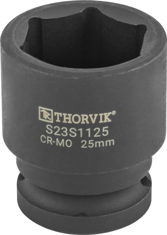 Головка торцевая ударная 1/2"DR, 25 мм, Thorvik S23S1125 (54405) фото 1