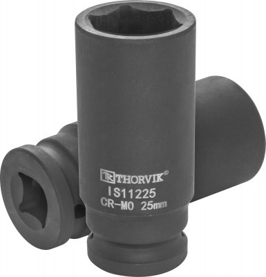 Головка торцевая ударная глубокая 1/2"DR, 25 мм, Thorvik IS11225 (53453) фото 1
