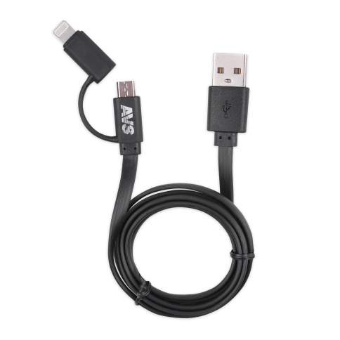 Кабель AVS MIP-563 USB/Lightning + micro-USB, 10 Вт, 1 м (A78610S) фото 2