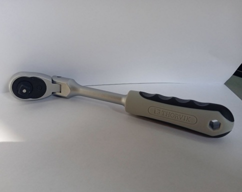 Трещоточная рукоятка с шарниром 3/8"DR, 72 зубца, Thorvik S2R472 (54324) фото 2