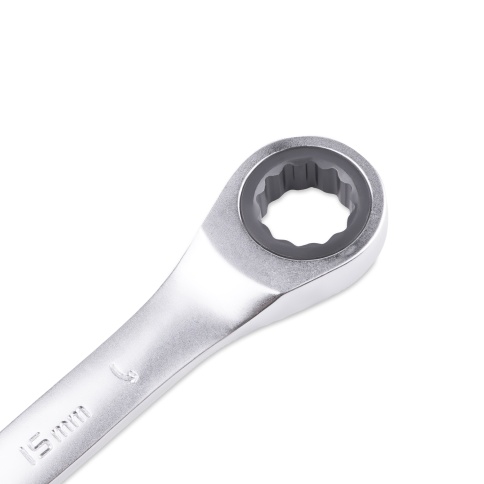 Ключ гаечный комбинированный трещоточный (15 мм) AVS K60015 фото 3